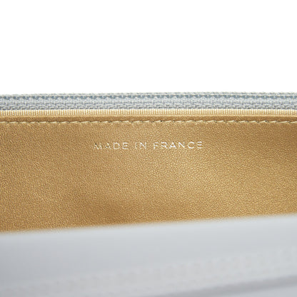 Chanel 21B Pearl Crush Wallet On Chain Grey