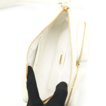 Chanel 22C Camera Bag calfskin white