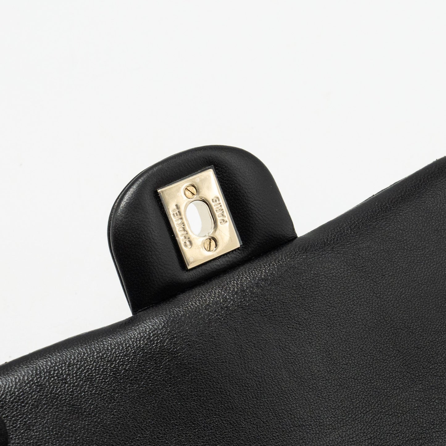 Chanel Mini Rectangular Flap Bag Lambskin Black L (microchip)
