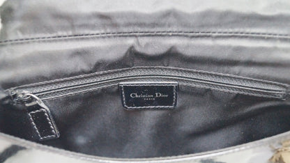 CHRISTIAN DIOR Black Maris Pearl Shoulder Bag