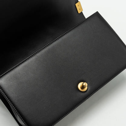 Chanel Medium Boy Bag Calfskin Black