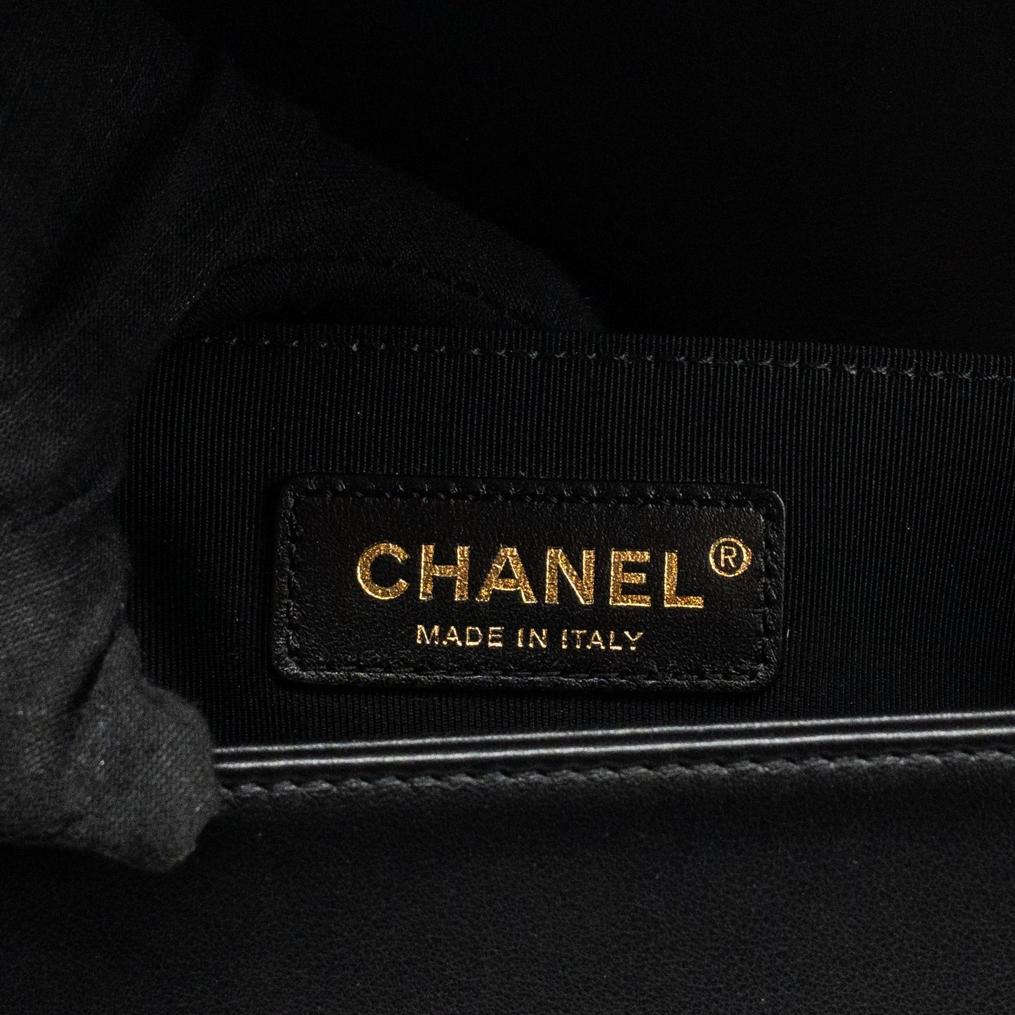 Chanel Medium Boy Bag Calfskin Black
