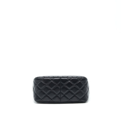 Chanel 22S Pearl Crush Hobo Bag Lambskin Black