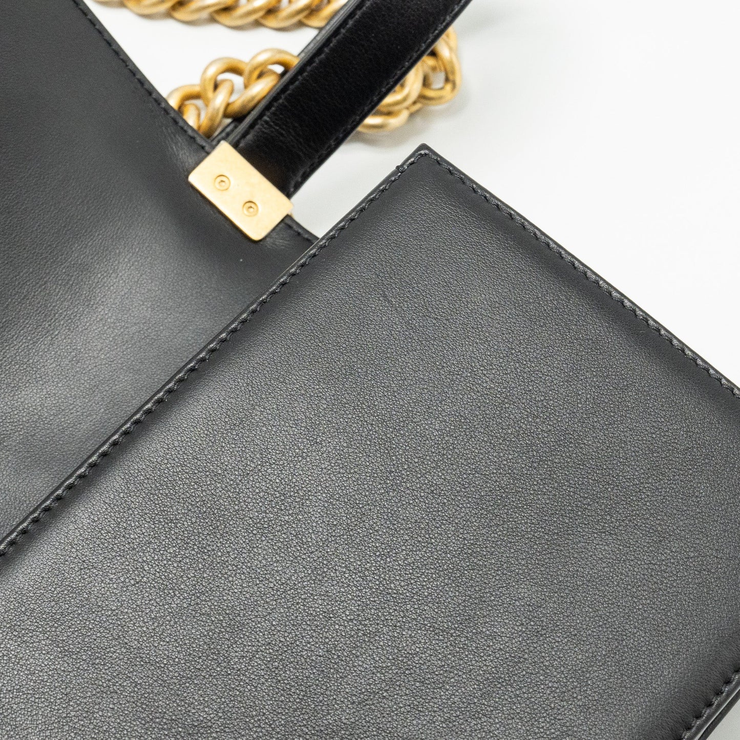 Chanel Medium Boy Bag Calfskin Black