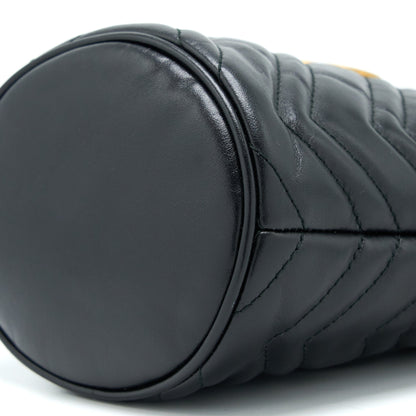Gucci GG Marmont Mini Bucket Black