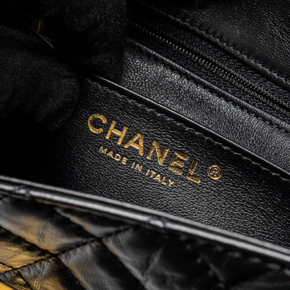Chanel Mini 2.55 Reissue Aged Calfskin Black  (Microchip)