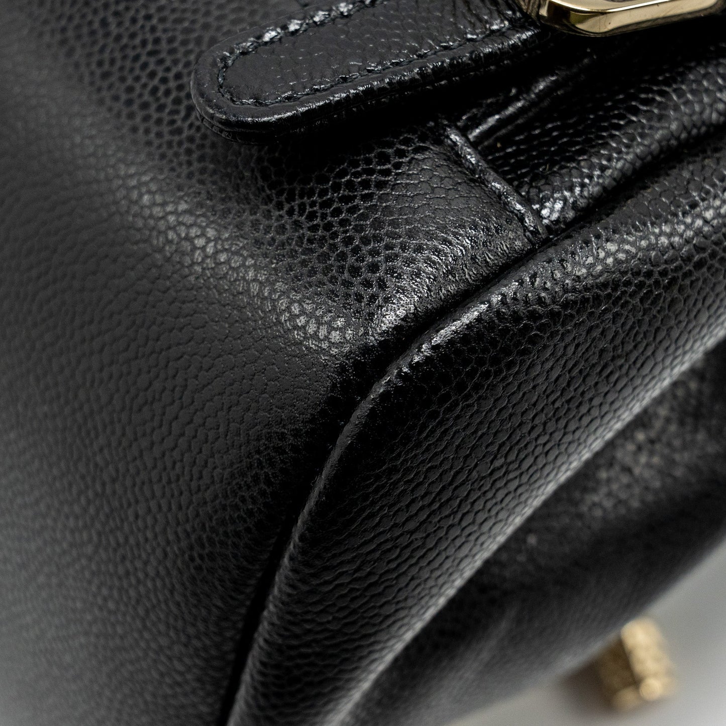 Chanel Affinity Backpack Caviar Black L (Microchip)