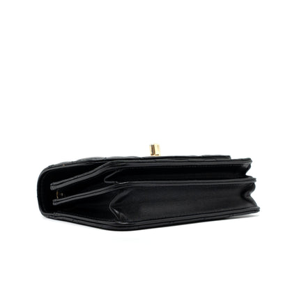 Chanel Mini Trendy CC Wallet on Chain Lambskin Black L