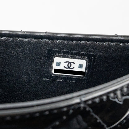 Chanel 23K Hoop Bag Patent leather black  (microchip)