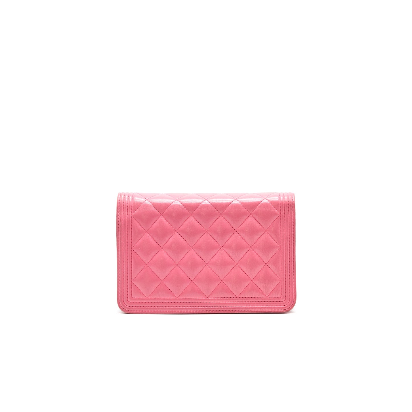 Chanel Boy Wallet on Chain Pink
