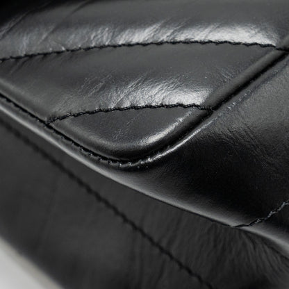 Chanel Mini 2.55 Reissue Chevron Calfskin Black  (Microchip)