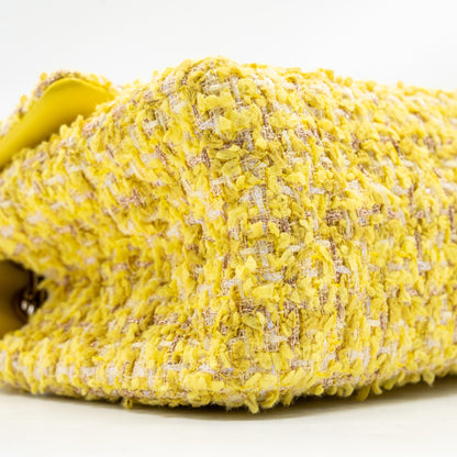 Chanel Mini 2.55 Reissue Flap Bag Tweed Yellow
