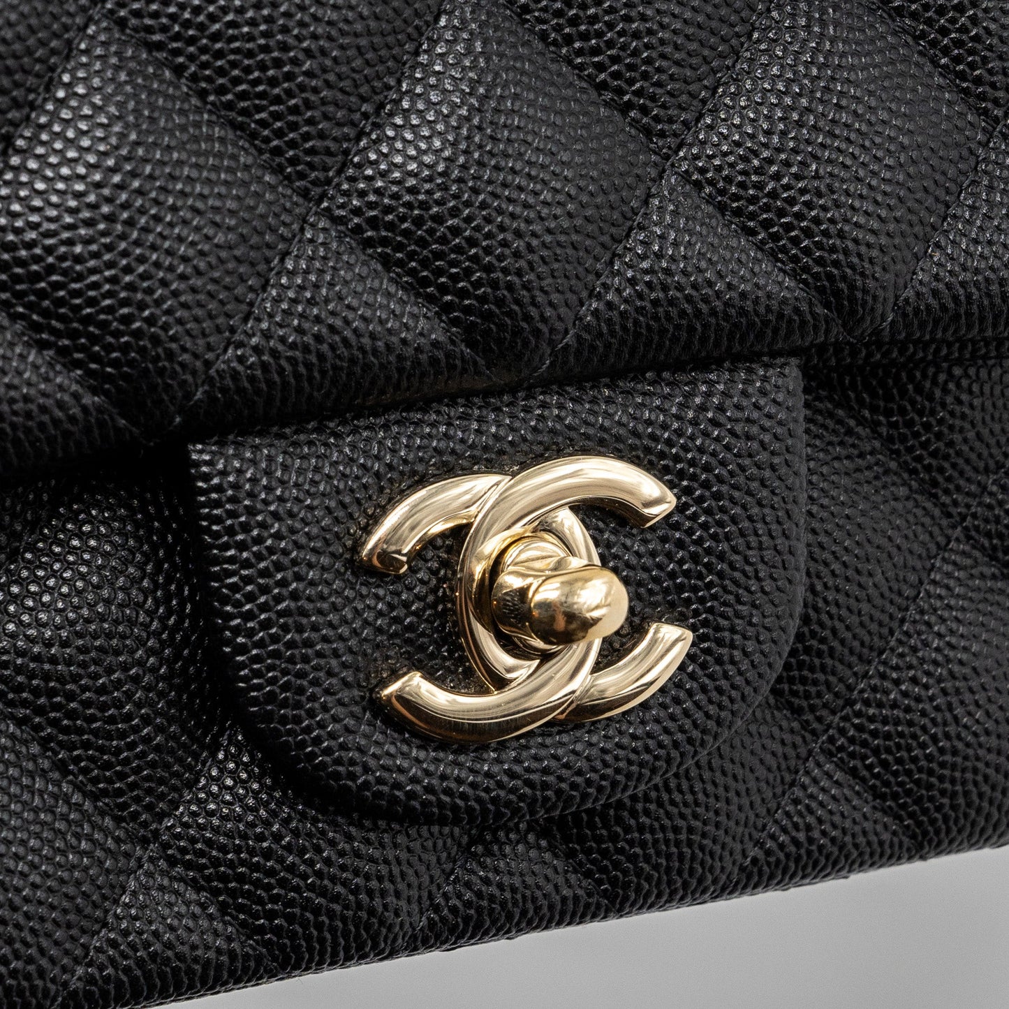 Chanel Classic Mini Rectangular Flap Bag Caviar Black