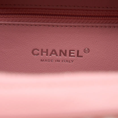Chanel Medium Filigree Vanity Case Caviar Multicolour Pink