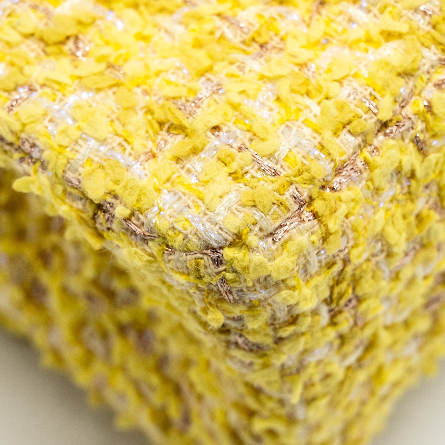 Chanel Mini 2.55 Reissue Flap Bag Tweed Yellow