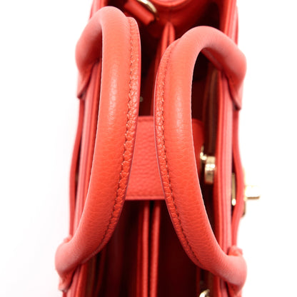 Chanel Neo Executive mini Tote Calfskin Red
