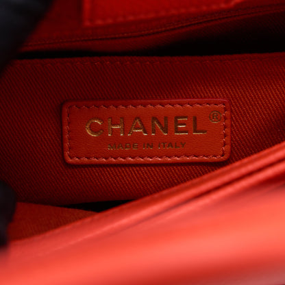Chanel Neo Executive mini Tote Calfskin Red