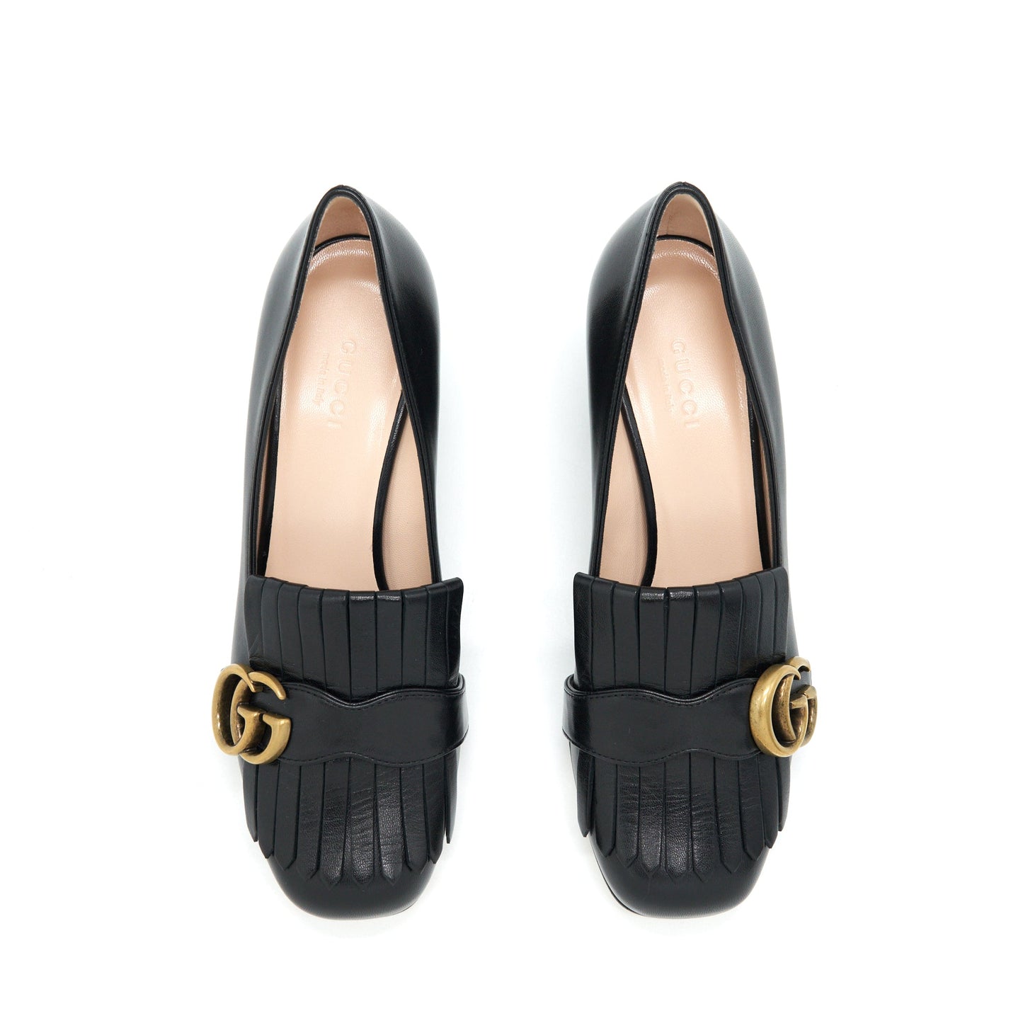 Gucci Size36 Leather Mid-Heel Pump