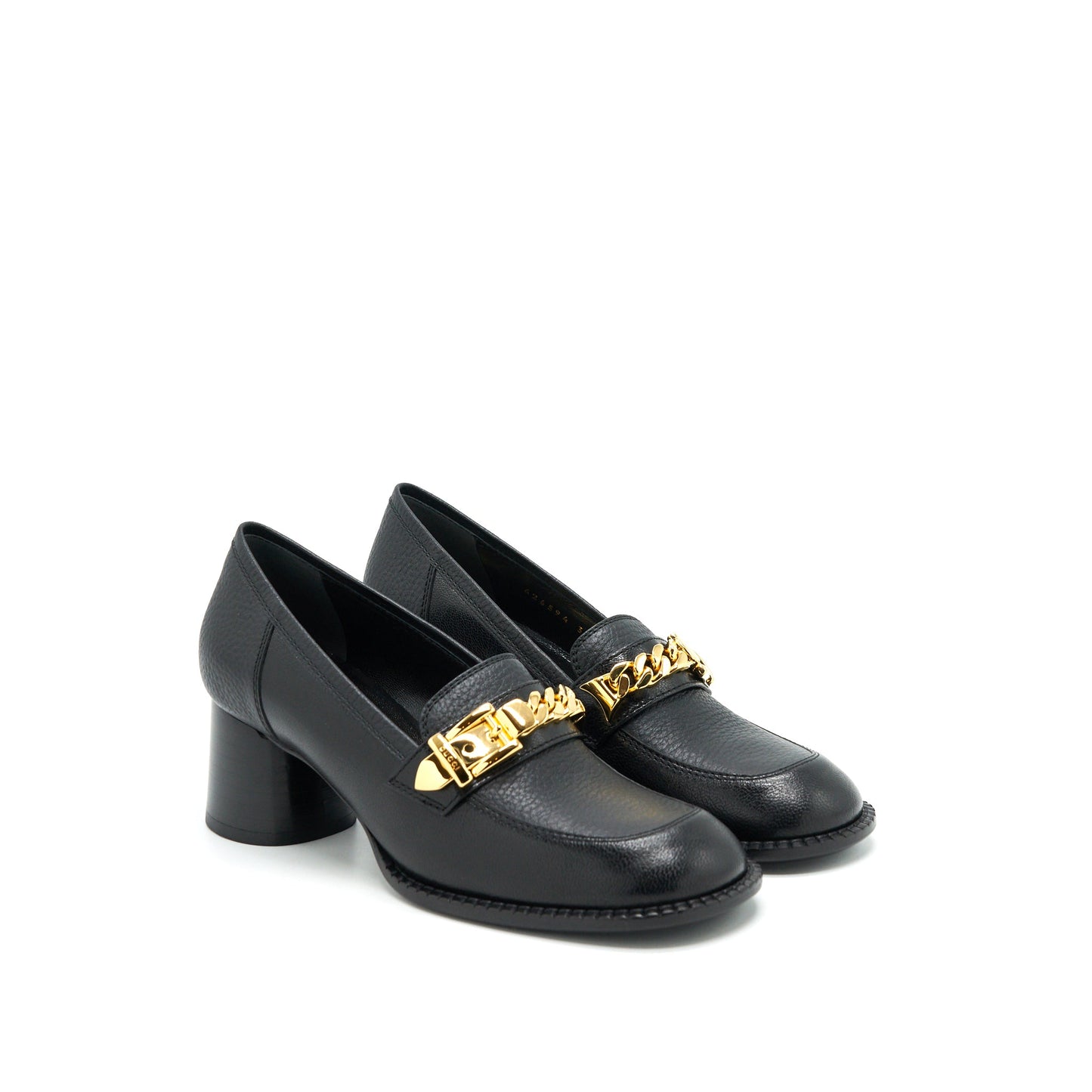 Gucci Sylvia Size36 Mid-Heel Pump Black