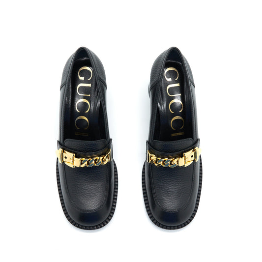 Gucci Sylvia Size36 Mid-Heel Pump Black