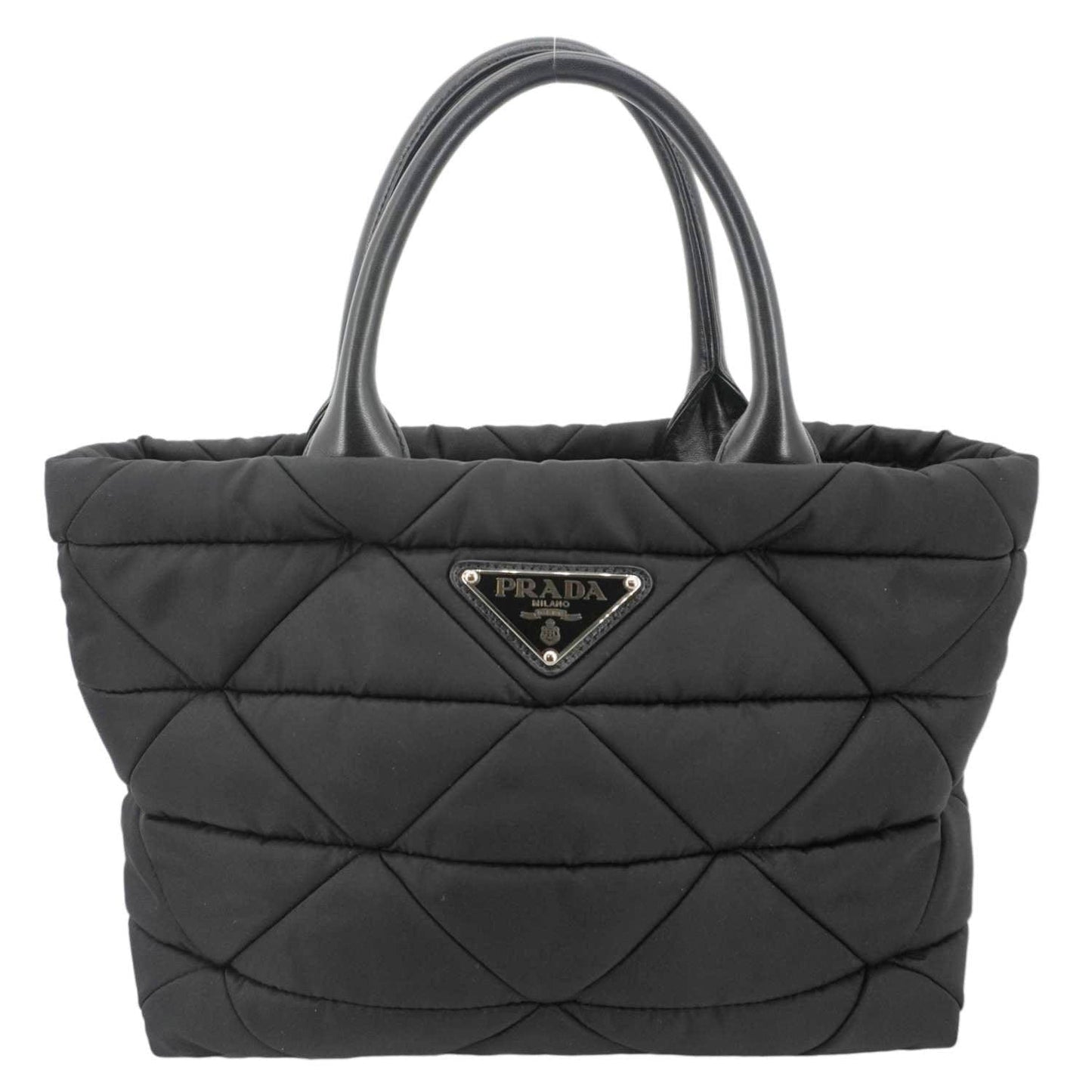 PRADA Padded Re-Nylon Tote Bag  Black