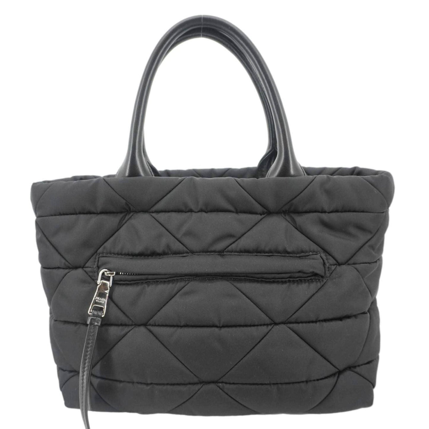 PRADA Padded Re-Nylon Tote Bag  Black