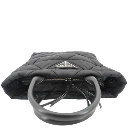 PRADA Padded Re-Nylon Tote Bag  Black