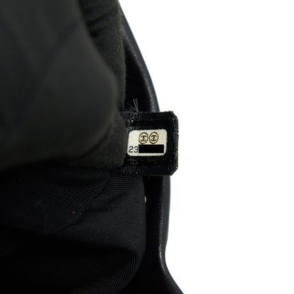 CHANEL QUILTED LAMBSKIN URBAN SPIRIT BACKPACK BLACK