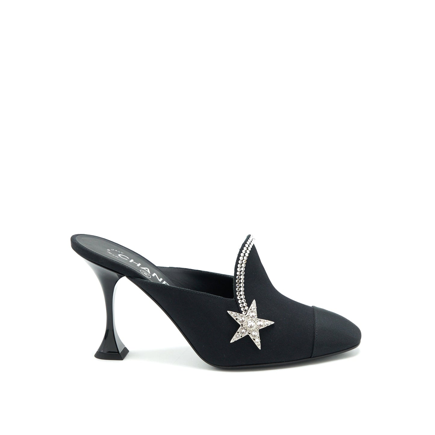 Chanel size 37 Star Suede High heel Loafer