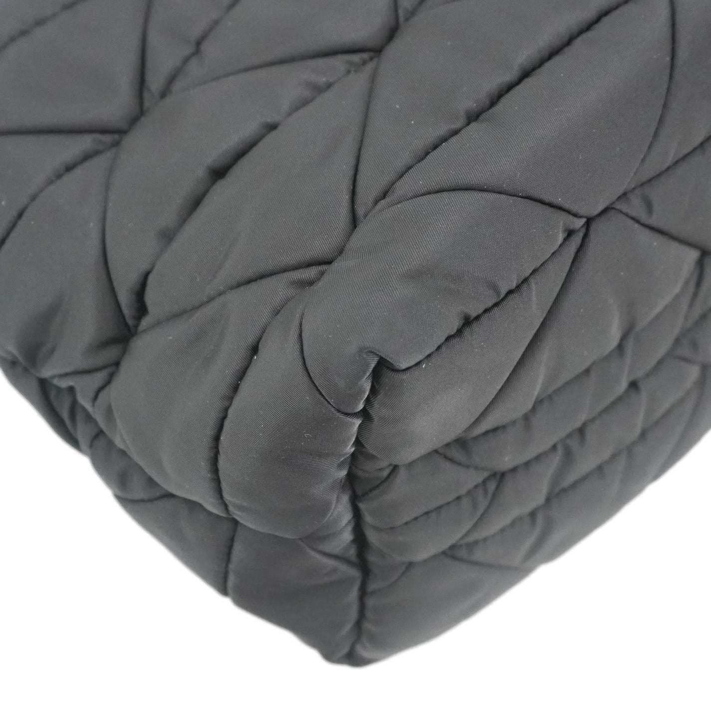PRADA Padded Re-Nylon Tote Bag  Black