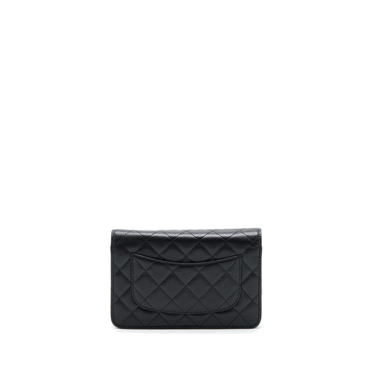 Chanel Classic Wallet On Chain Caviar Black
