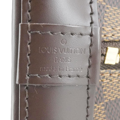 LOUIS VUITTON Alma PM Damier Ebene  Satchel Bag Brown