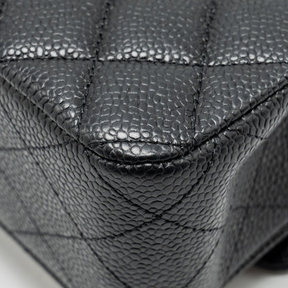 Chanel Medium Classic Double Flap Bag Caviar Black