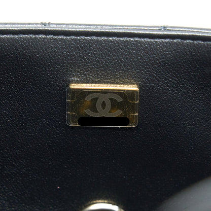 Chanel Mini Rectangular Flap Bag Lambskin Black L (Microchip)