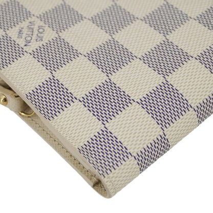 LOUIS VUITTON Insolite Damier Azur Wallet White