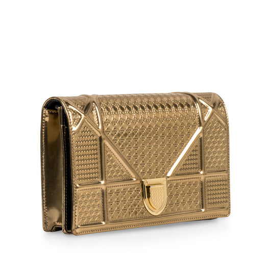 Christian Dior Diorama Woc - Gold Cannage