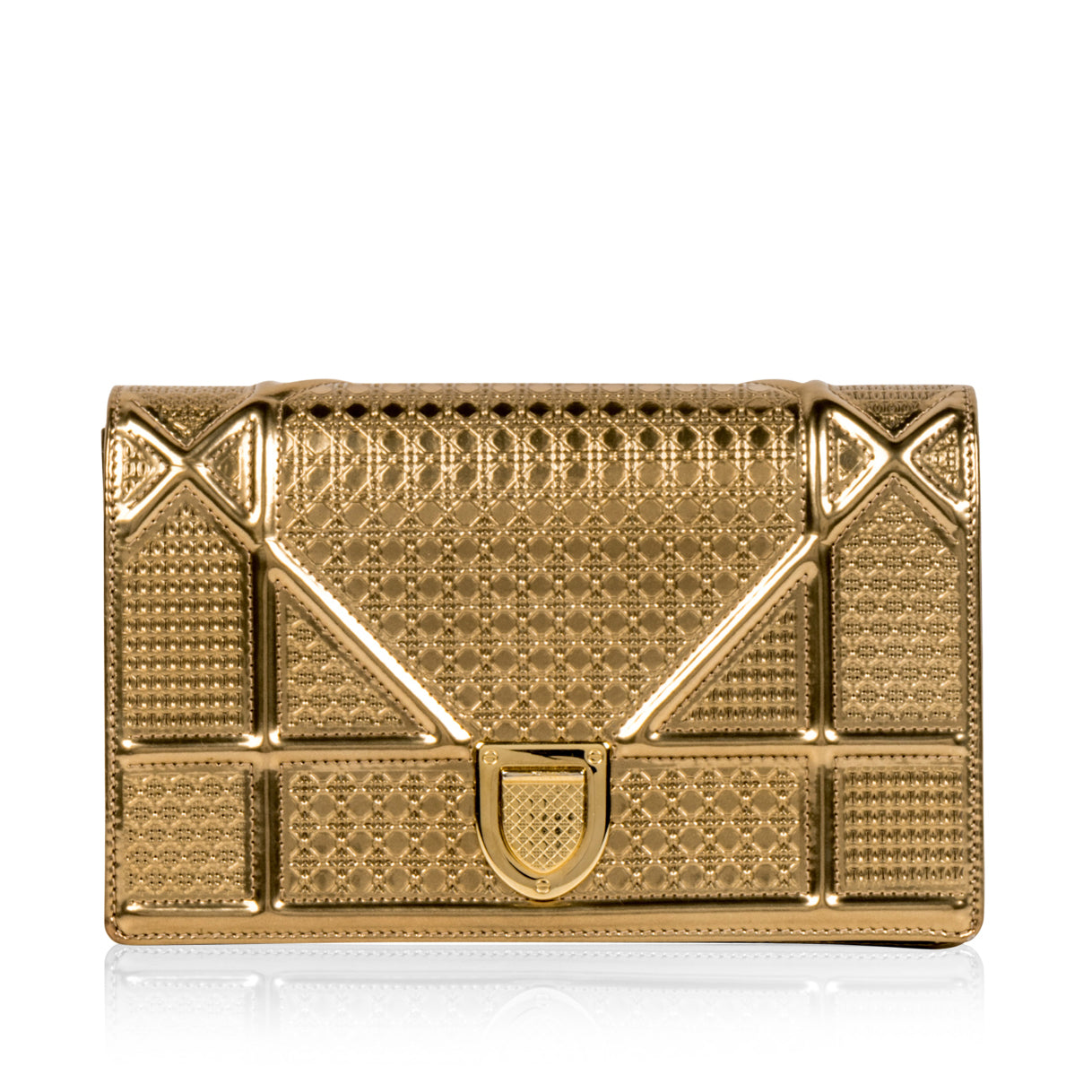 Christian Dior Diorama Woc - Gold Cannage