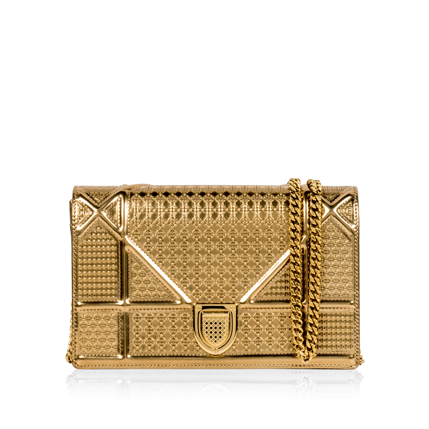 Christian Dior Diorama Woc - Gold Cannage