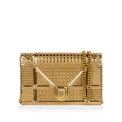 Christian Dior Diorama Woc - Gold Cannage