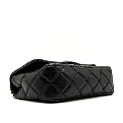 Chanel Mont Coco Mini Flap Bag Shiny Lambskin Black L