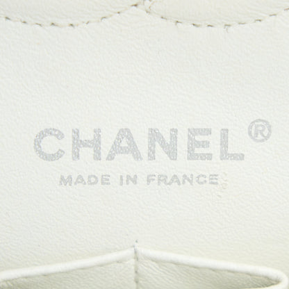 Chanel Medium Classic Flap Caviar White