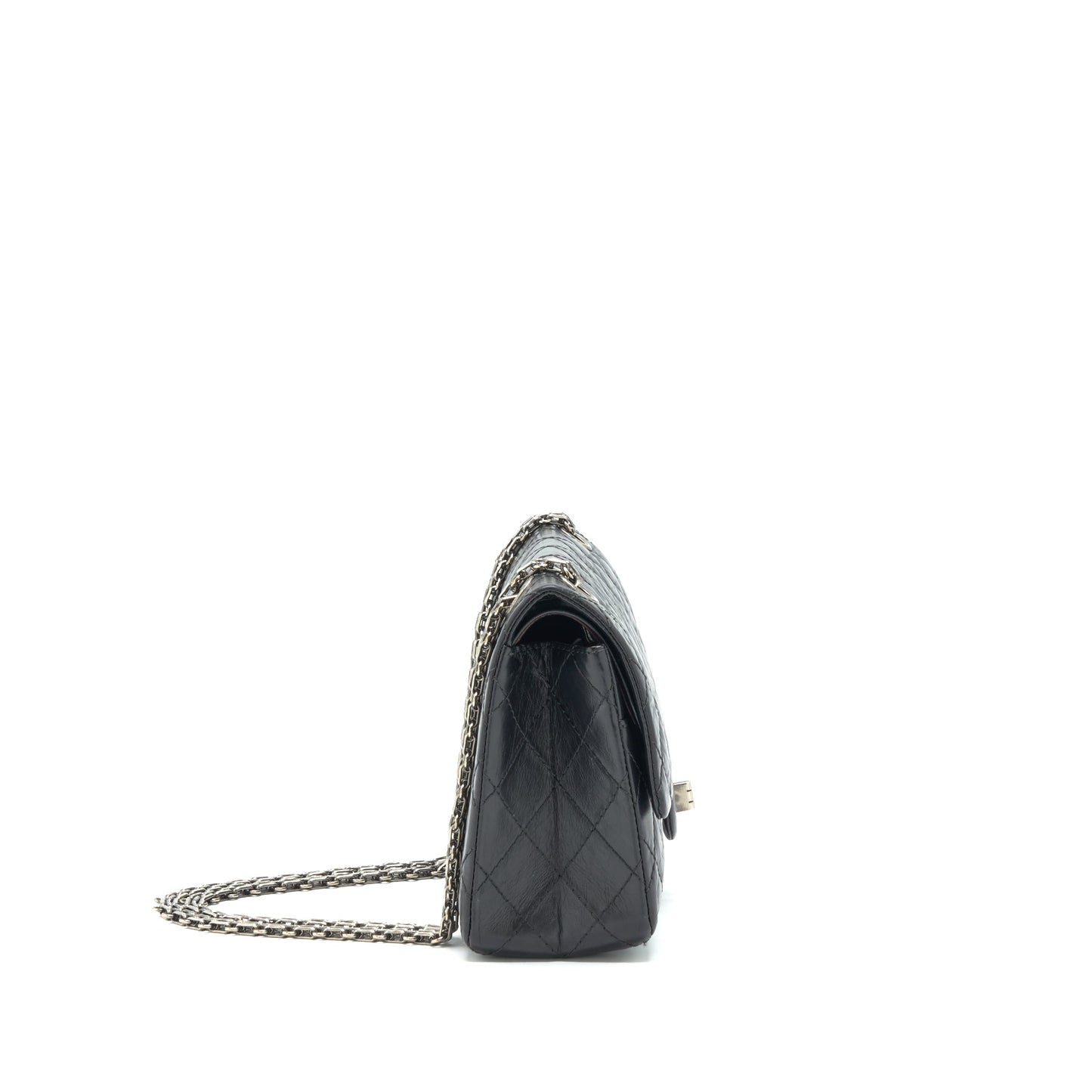 Chanel Reissue 2.55 double flap Bag Calfskin black
