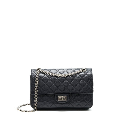 Chanel Reissue 2.55 double flap Bag Calfskin black