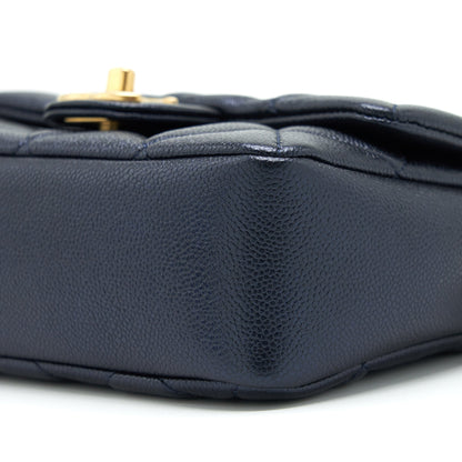 Chanel 21k My Perfect Mini Flap Bag Caviar Black