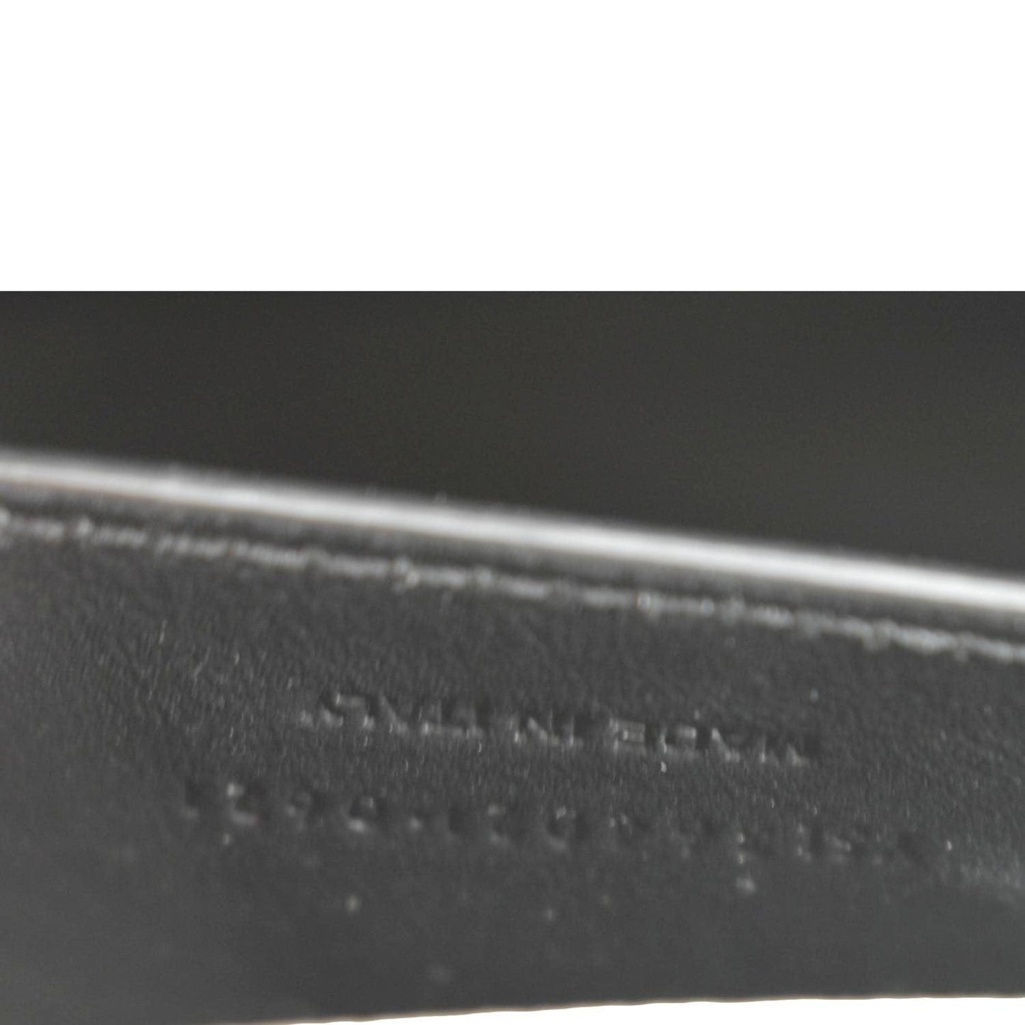 YVES SAINT LAURENT Kate Leather Chain Clutch Crossbody Bag White