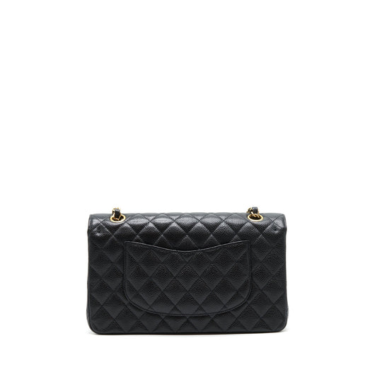 Chanel Medium Classic double flap Bag Caviar black