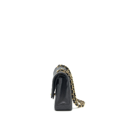 Chanel Medium Classic double flap Bag Caviar black