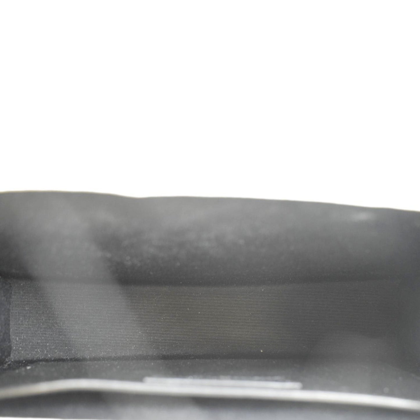 YVES SAINT LAURENT Kate Leather Chain Clutch Crossbody Bag White