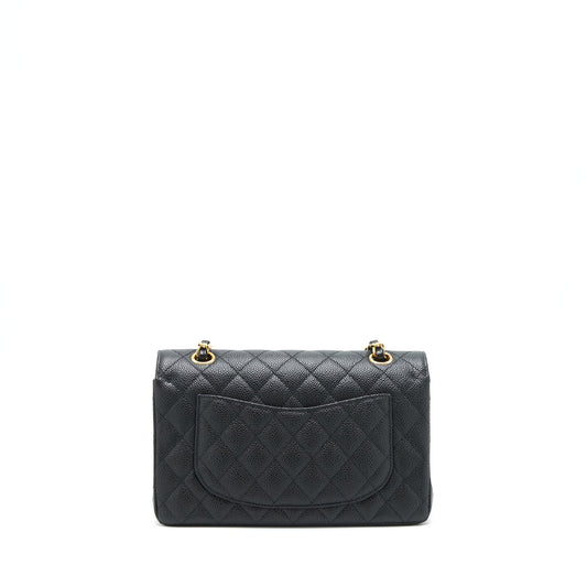 Chanel Small Classic Double Flap Caviar Black