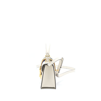 Gucci Mini Top Handle Sylvie Bag Calfskin White